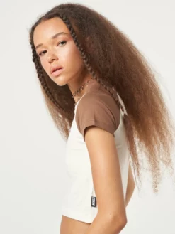 Minga London Cowgirl Bull Baseball Tee Clothing