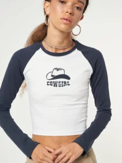Minga London Cowgirl Hat Baseball Tee Clothing