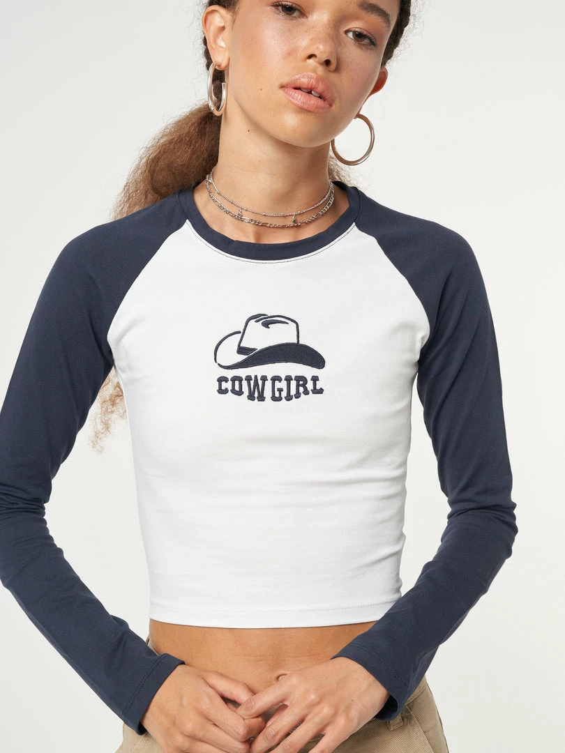 Minga London Cowgirl Hat Baseball Tee Clothing
