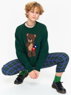 Minga London Cute Teddy Bear Knitted Jumper