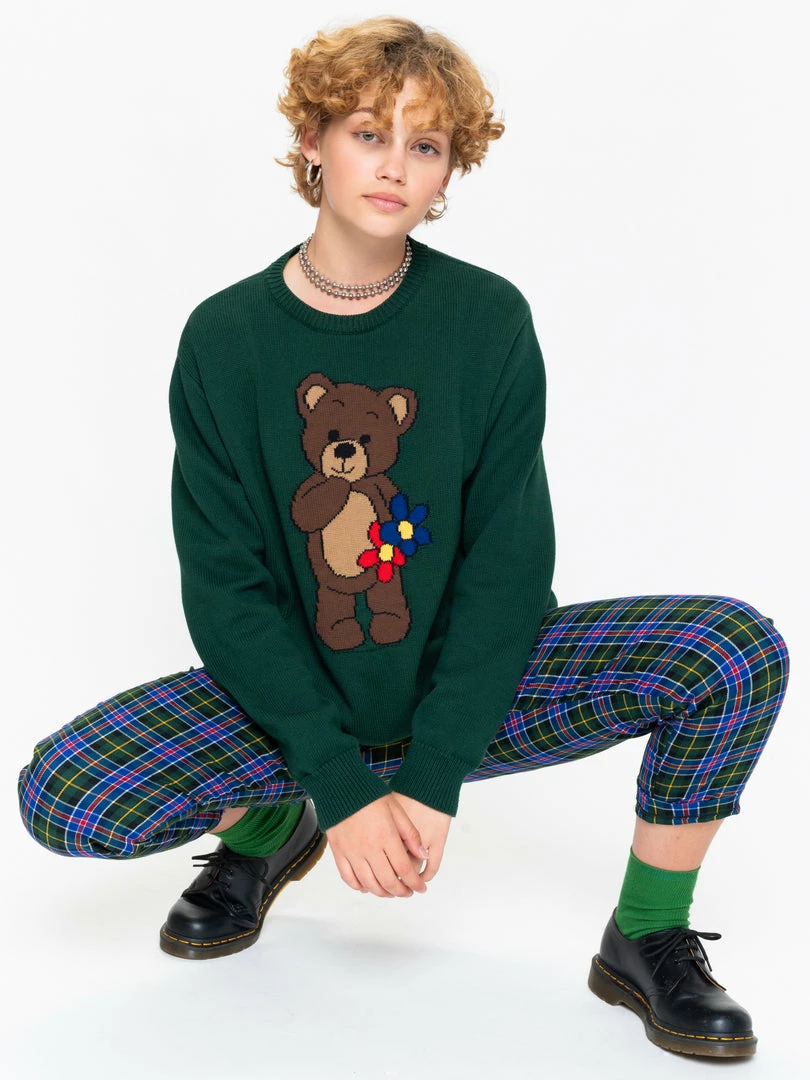 Minga London Cute Teddy Bear Knitted Jumper