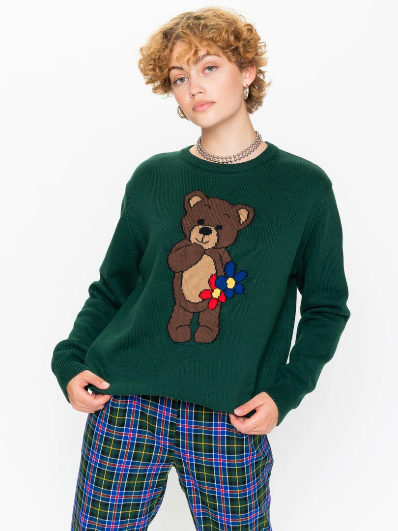 Minga London Cute Teddy Bear Knitted Jumper