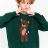Minga London Cute Teddy Bear Knitted Jumper