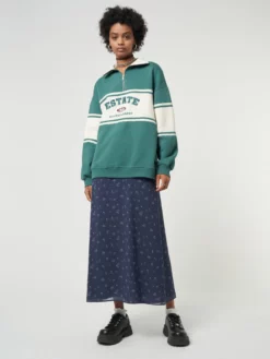 Minga London Estate Half-Zip Sweatshirt Clothing