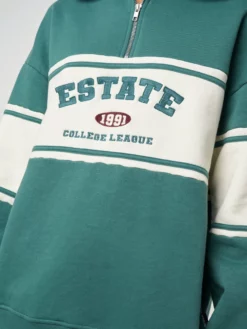 Minga London Estate Half-Zip Sweatshirt Clothing