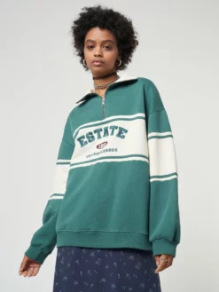 Minga London Estate Half-Zip Sweatshirt Clothing