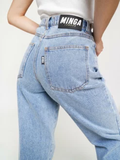 Minga London Clothing Cherry Denim Mom Jeans