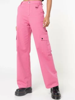 Minga London Hot Pink Utility Trousers