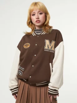 Minga London Clothing Alexis Varsity Bomber Jacket