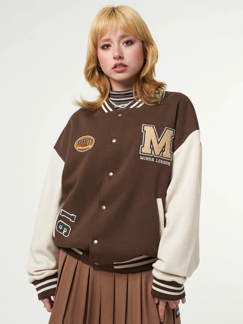 Minga London Clothing Alexis Varsity Bomber Jacket