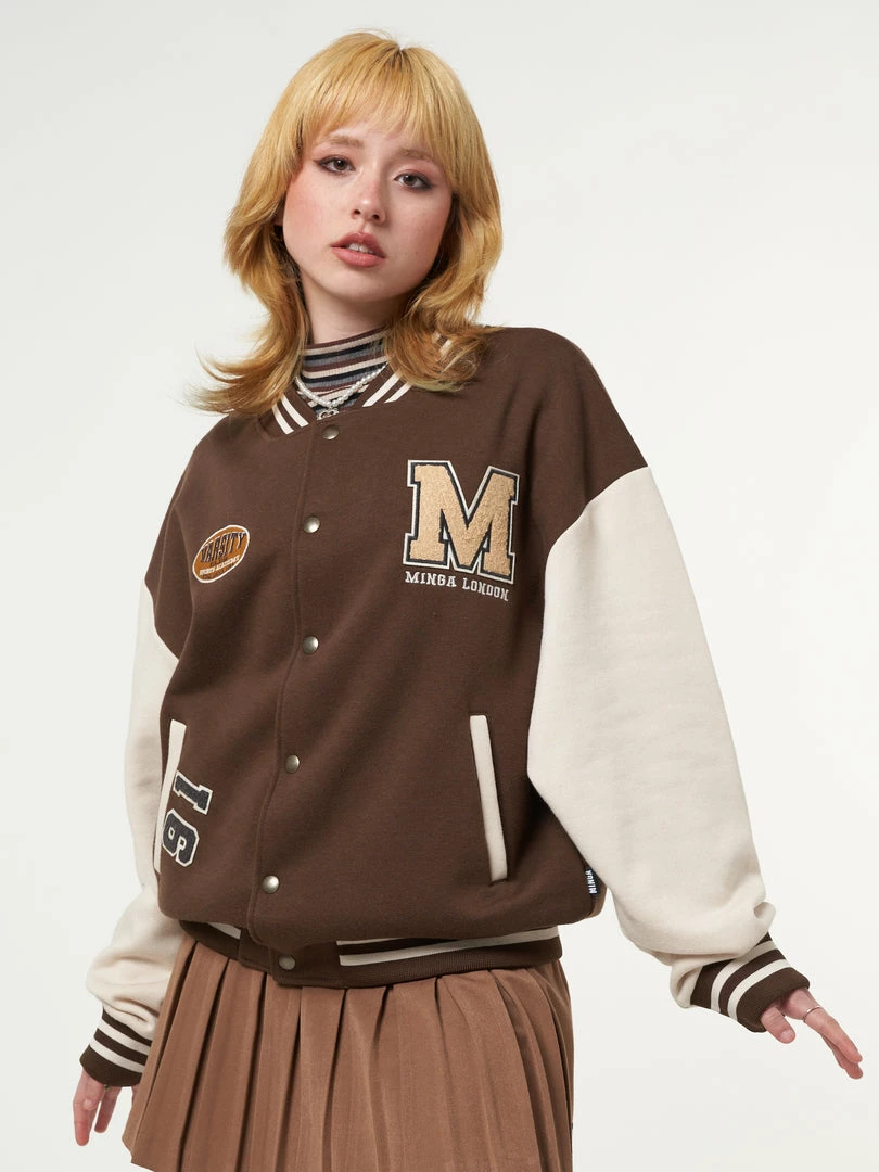 Minga London Clothing Alexis Varsity Bomber Jacket