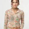Minga London Illusion Mesh Shirt Clothing