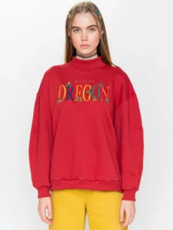 Minga London Oregon Oversized High Neck Sweater