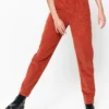 Minga London Bottoms Rust Corduroy Mom Jeans