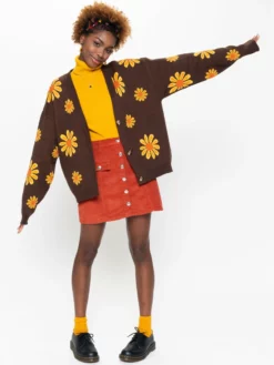 Minga London Sunflower Girl Knitted Cardigan
