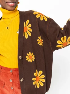 Minga London Sunflower Girl Knitted Cardigan