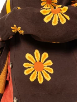 Minga London Sunflower Girl Knitted Cardigan