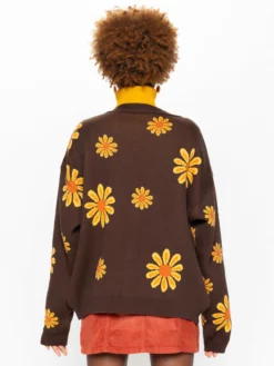 Minga London Sunflower Girl Knitted Cardigan