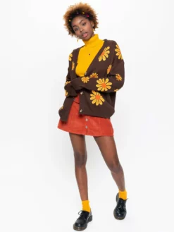 Minga London Sunflower Girl Knitted Cardigan