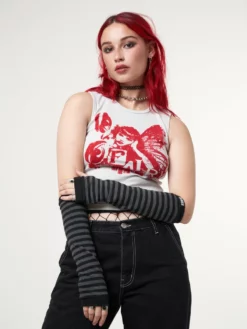 Minga London Most Wanted Striped Arm Warmers