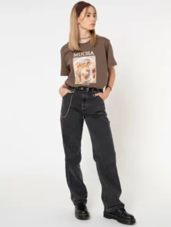 Minga London Clothing Carpenter Jeans In Washed Black