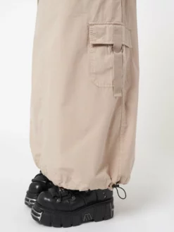 Minga London Clothing Aria Beige Cargo Maxi Skirt