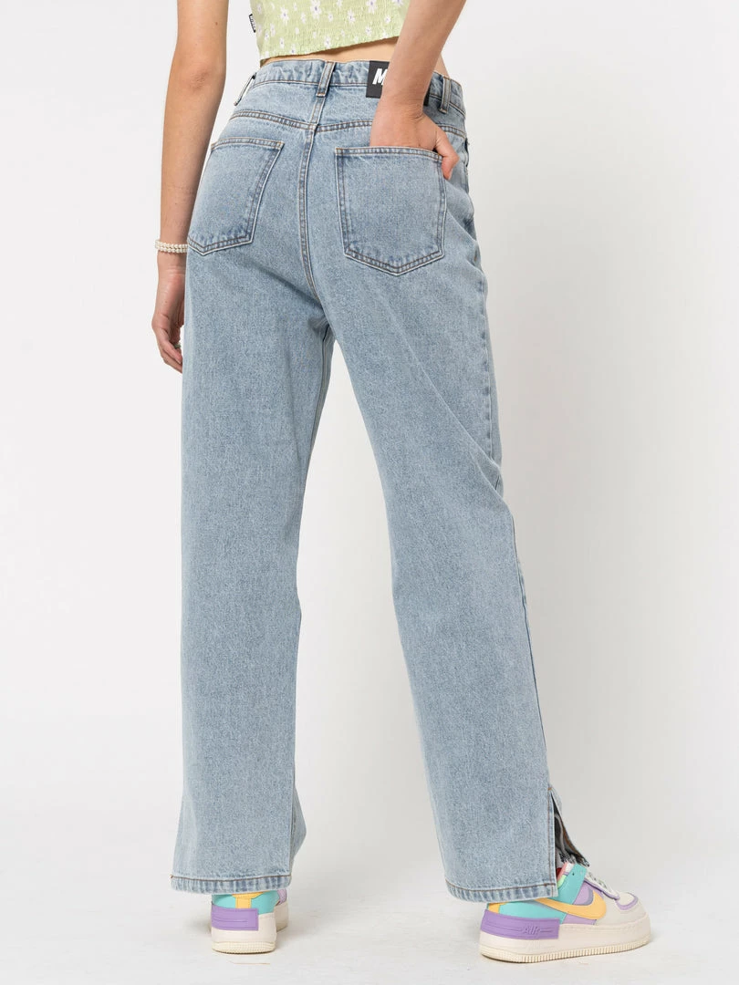 Minga London Asymmetric Straight Leg Jeans