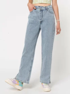 Minga London Asymmetric Straight Leg Jeans