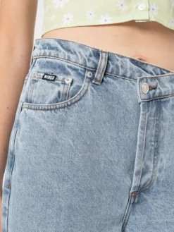 Minga London Asymmetric Straight Leg Jeans