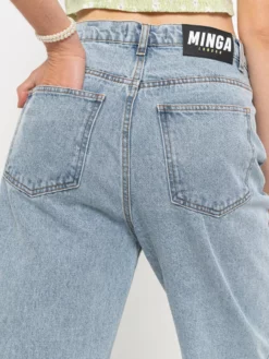 Minga London Asymmetric Straight Leg Jeans