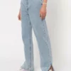 Minga London Asymmetric Straight Leg Jeans