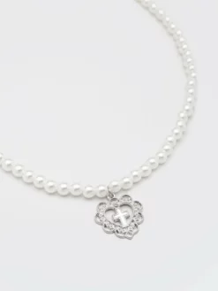 Minga London Bridget Heart Baroque Pearl Necklace