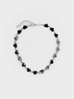 Minga London Crown Of Thorns Silver Necklace Set