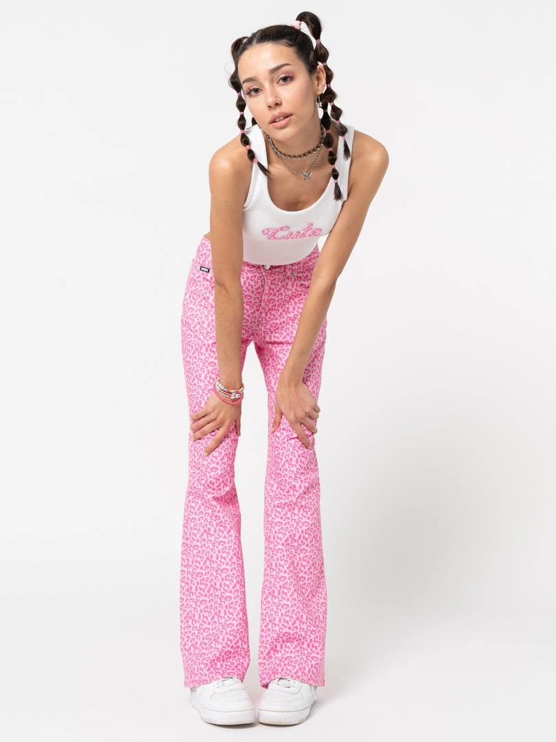 Minga London Cute Ribbed Vest Crop Top