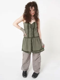 Minga London Clothing Dana Lace Up Corset Dress