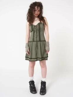 Minga London Clothing Dana Lace Up Corset Dress