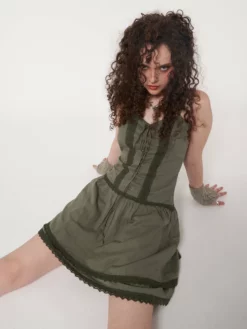 Minga London Clothing Dana Lace Up Corset Dress