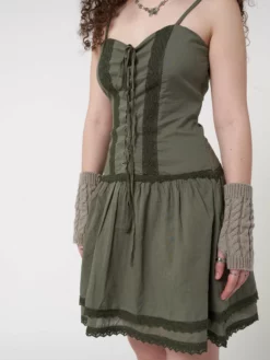 Minga London Clothing Dana Lace Up Corset Dress