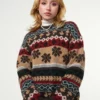 Minga London Granny Jacquard Knit Jumper