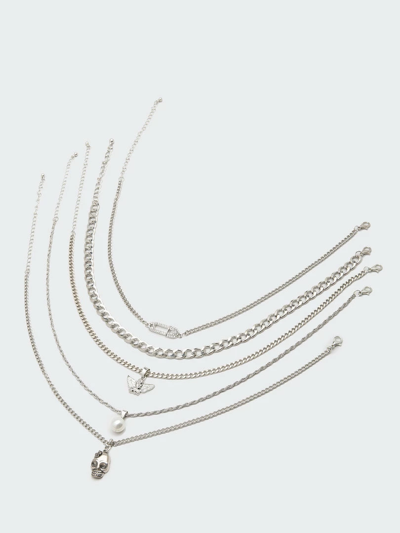 Minga London Grunge Forever Necklace Set Clothing