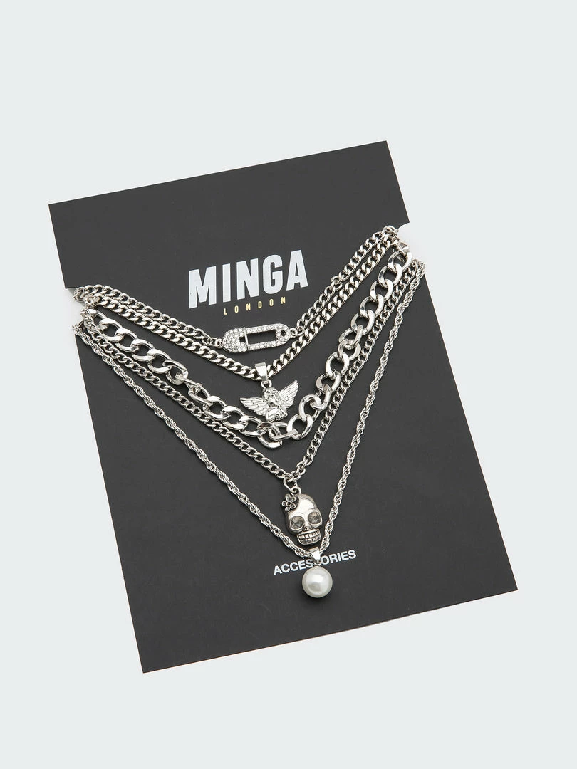Minga London Grunge Forever Necklace Set Clothing