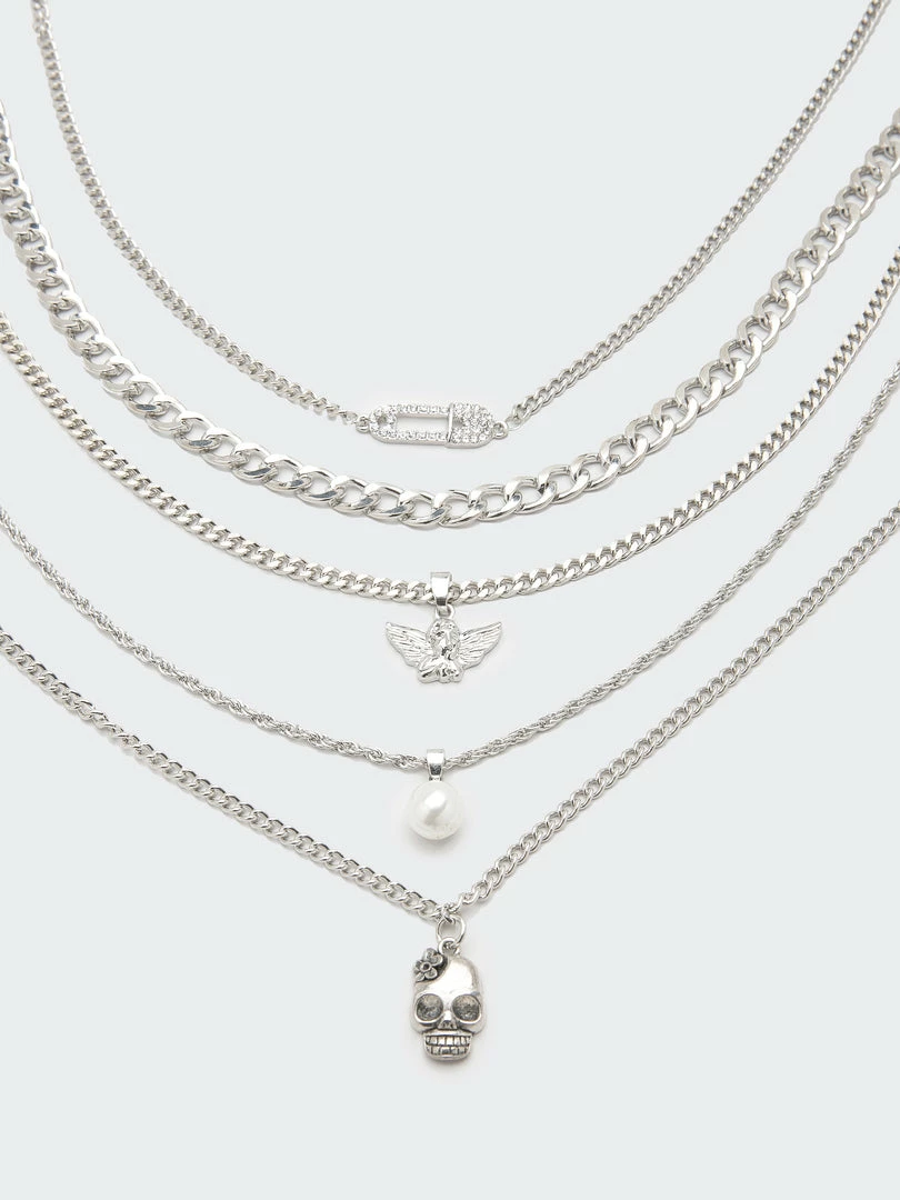 Minga London Grunge Forever Necklace Set Clothing