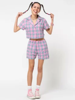 Minga London Hannah Boxer Plaid Shorts