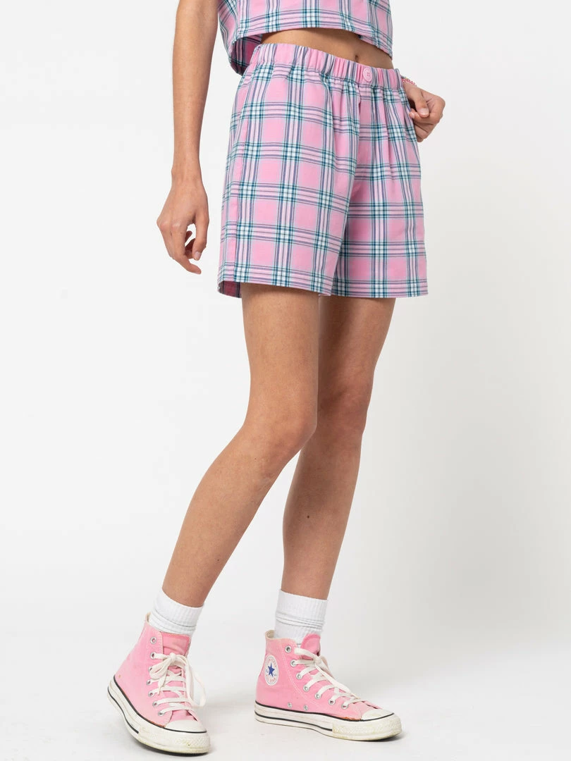 Minga London Hannah Boxer Plaid Shorts