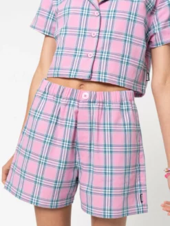 Minga London Hannah Boxer Plaid Shorts