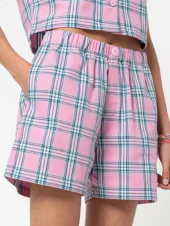 Minga London Hannah Boxer Plaid Shorts