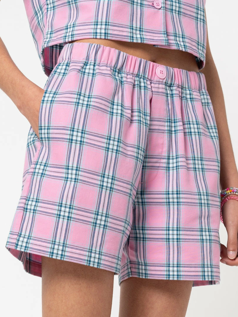 Minga London Hannah Boxer Plaid Shorts