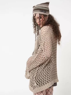 Minga London Clothing Metamorphosis Open Knit Jumper