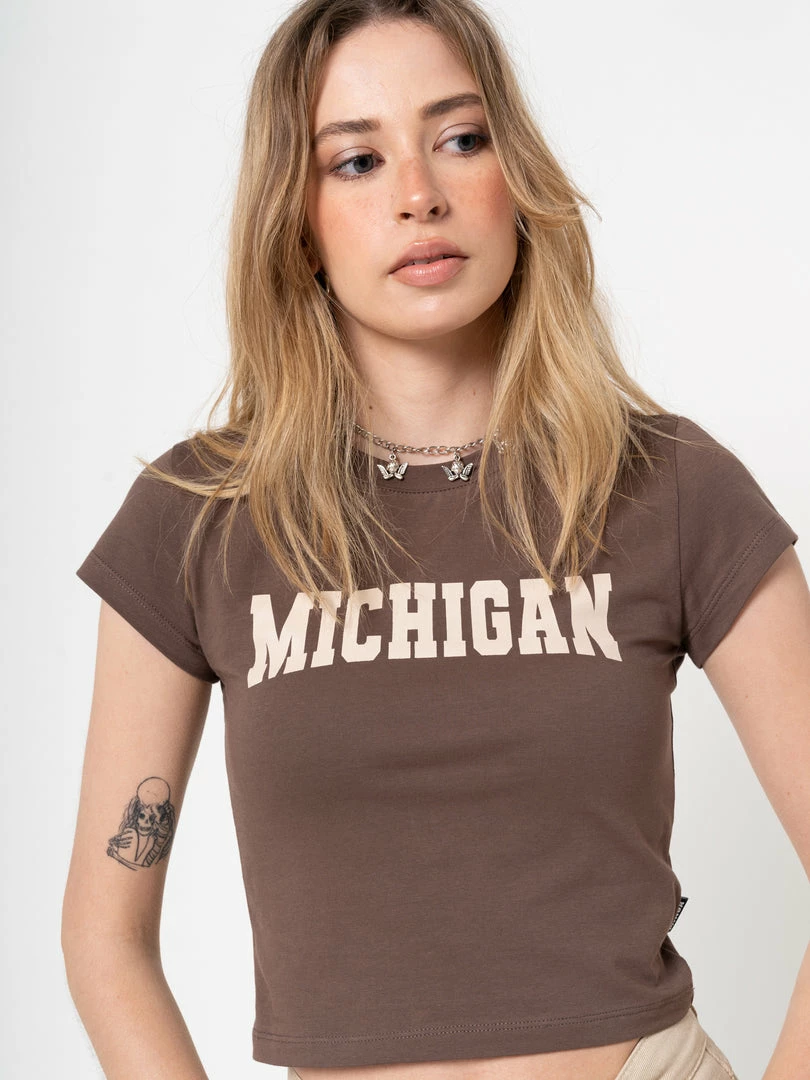 Minga London Michigan Crop Tee