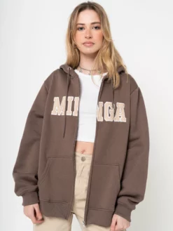 Minga London Minga Logo Zip Up Hoodie Jacket Clothing